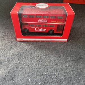 1960 Routemaster London Double Decker Bus Coca-Cola 1/60 by Motorcity Classics